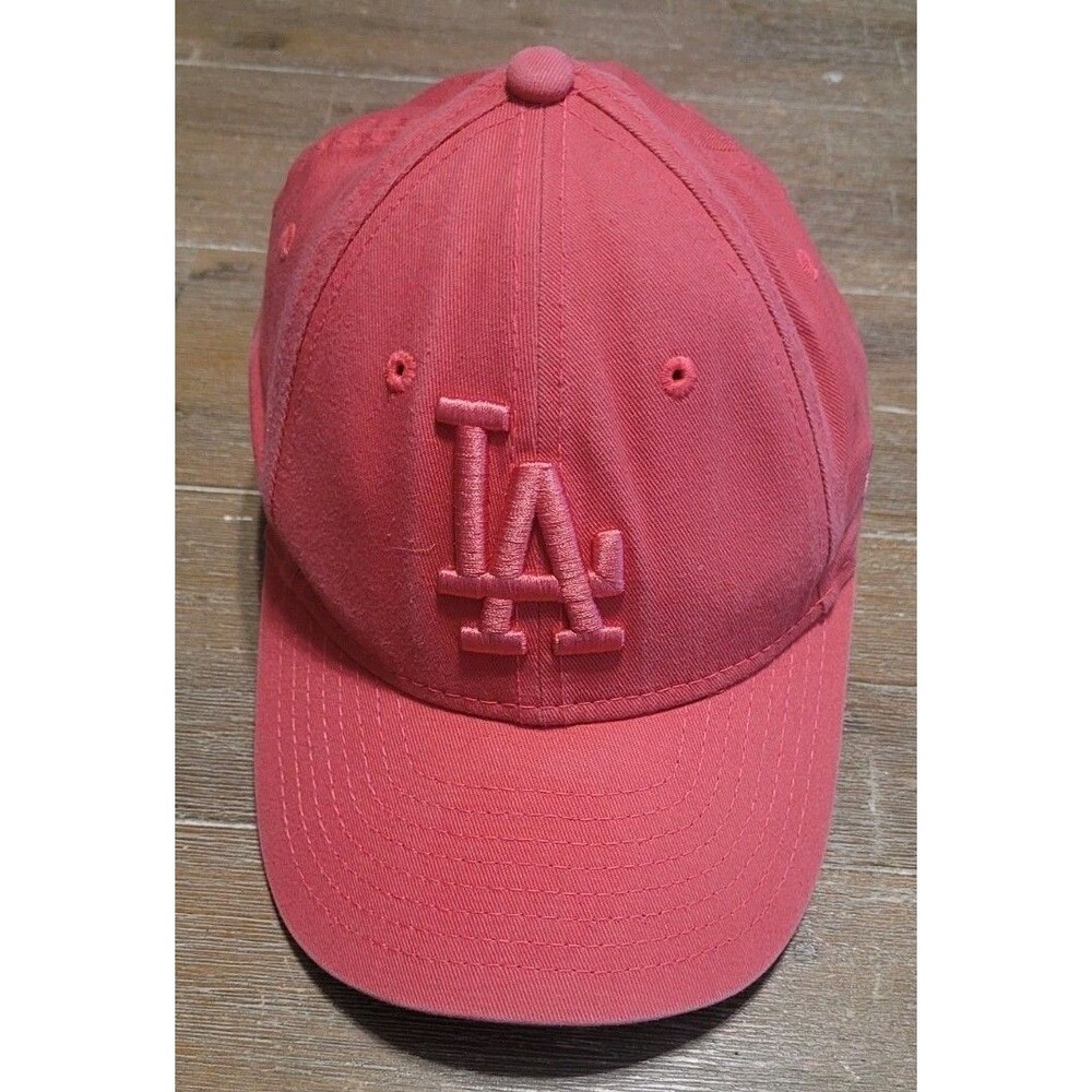 Los Angeles Dodgers New Era Pink Salmon Child Size Hat Cap Adjustable Strap MLB